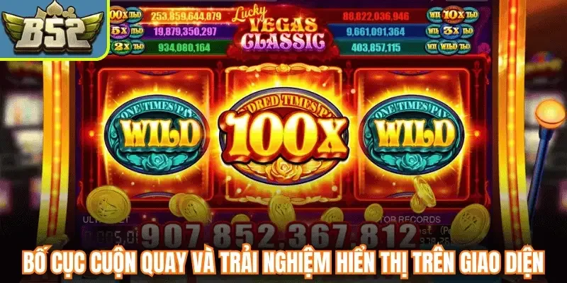 Bố cục cuộn quay và trải nghiệm hiển thị trên giao diện