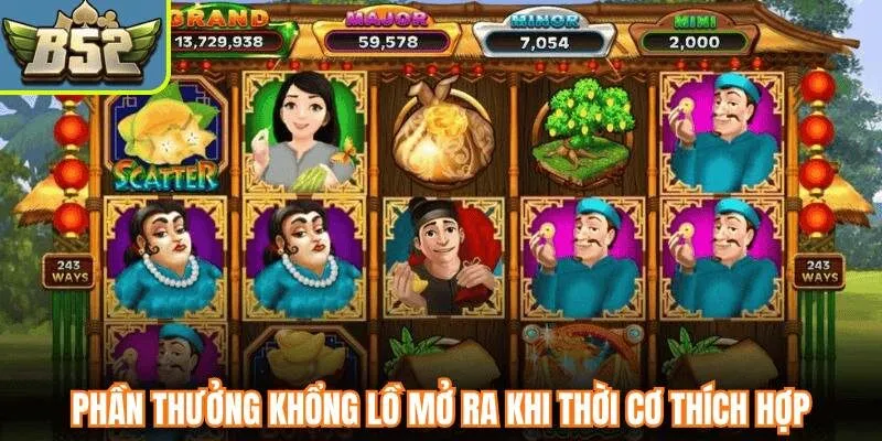 Phần thưởng khổng lồ mở ra khi thời cơ thích hợp